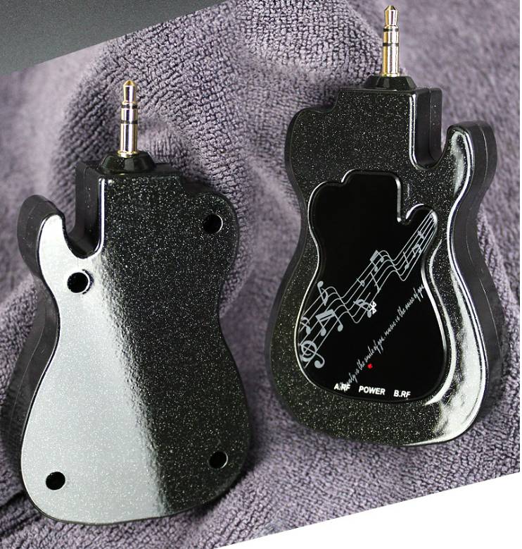 2er-Pack kabelloses Bluetooth-Reverb-Mikrofon mit Android-Anschlusskabel Black