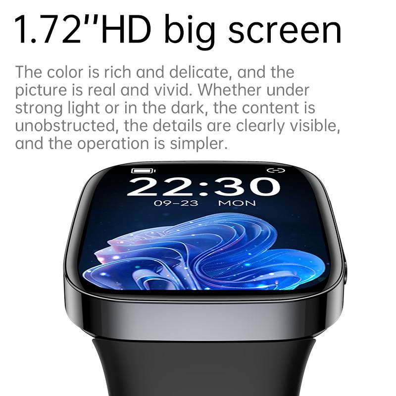 Smartwatch mit Blutdruck, Herzfrequenz Pink