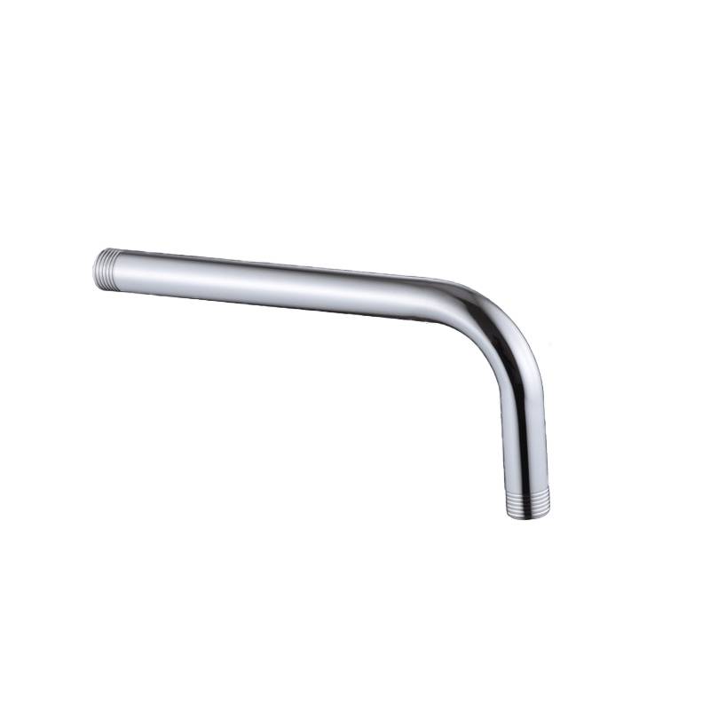 90° abgewinkeltes Duschverlängerungsrohr Silver