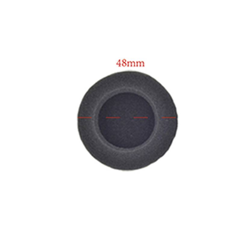 5 Paar Ohrpolster für In-Ear-Kopfhörer Black 48mm