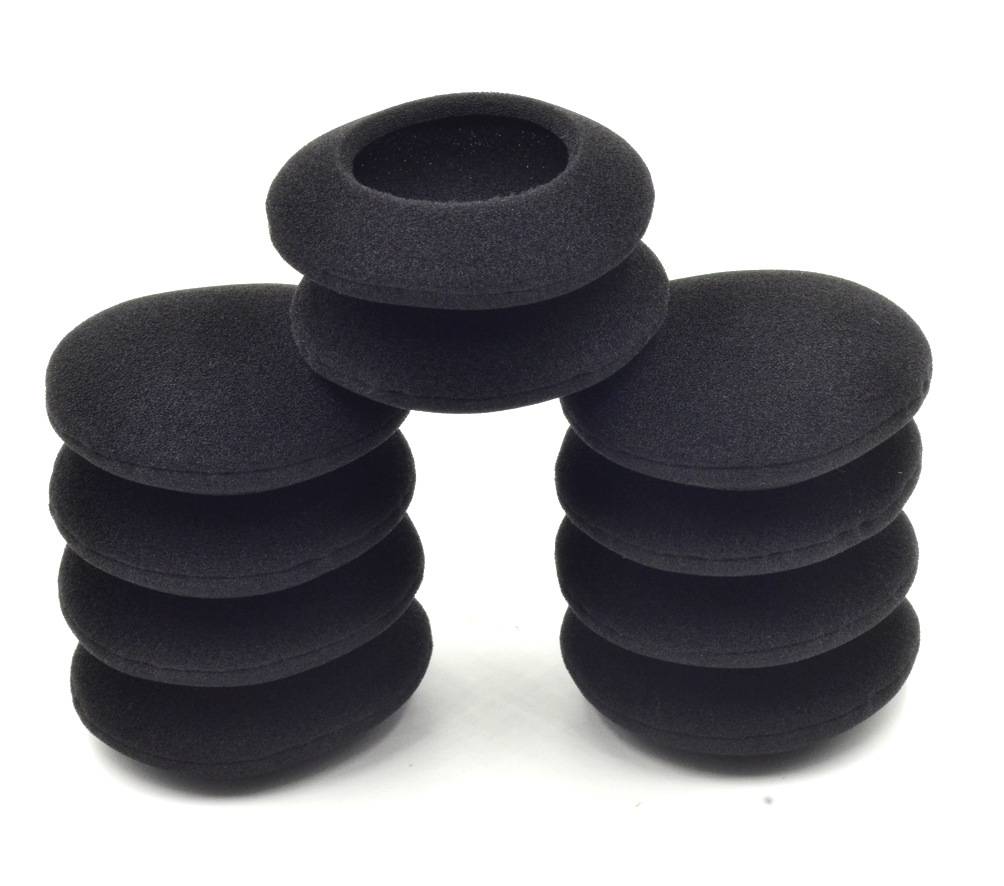 5 Paar Ohrpolster für In-Ear-Kopfhörer Black 48mm