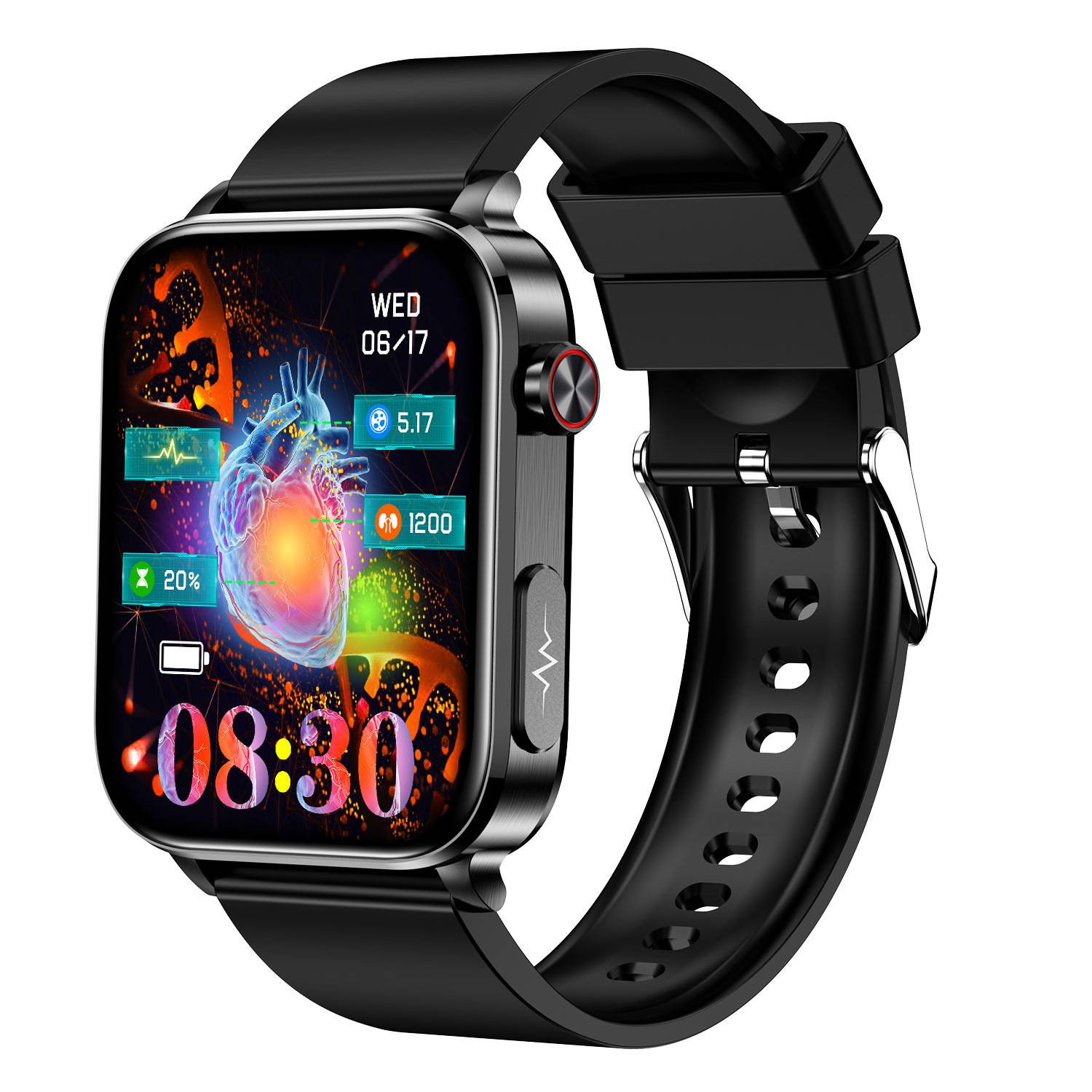 Smartwatch mit Herzfrequenz, Schlafmonitor, Schrittzähler IP68