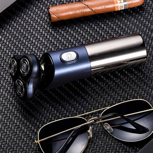 Elektrorasierer mit rotierender 3D-Rasierklinge Blue