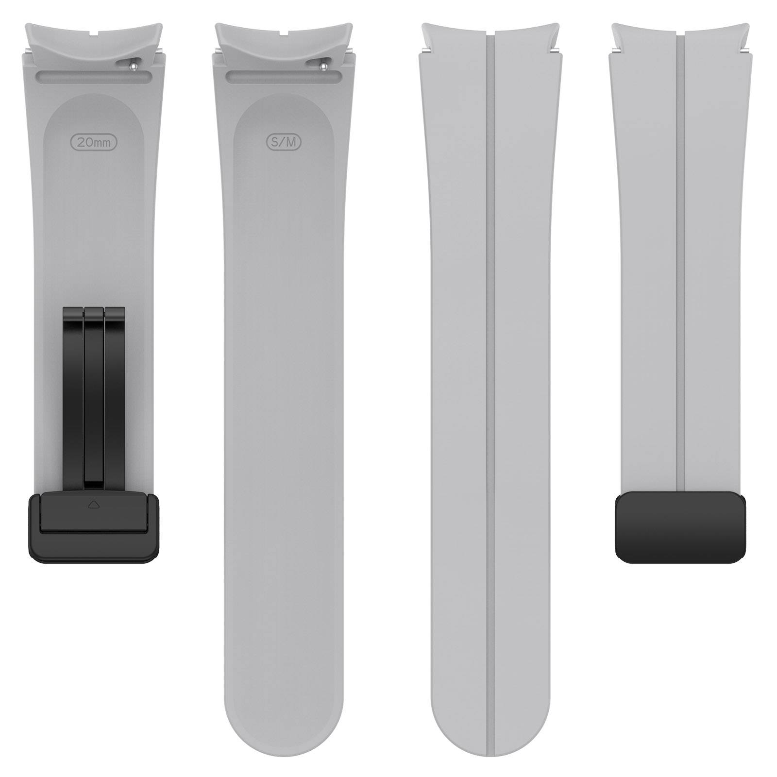 Silikonarmband für Samsung Galaxy Watch 5/4 – 20 mm LightGrey