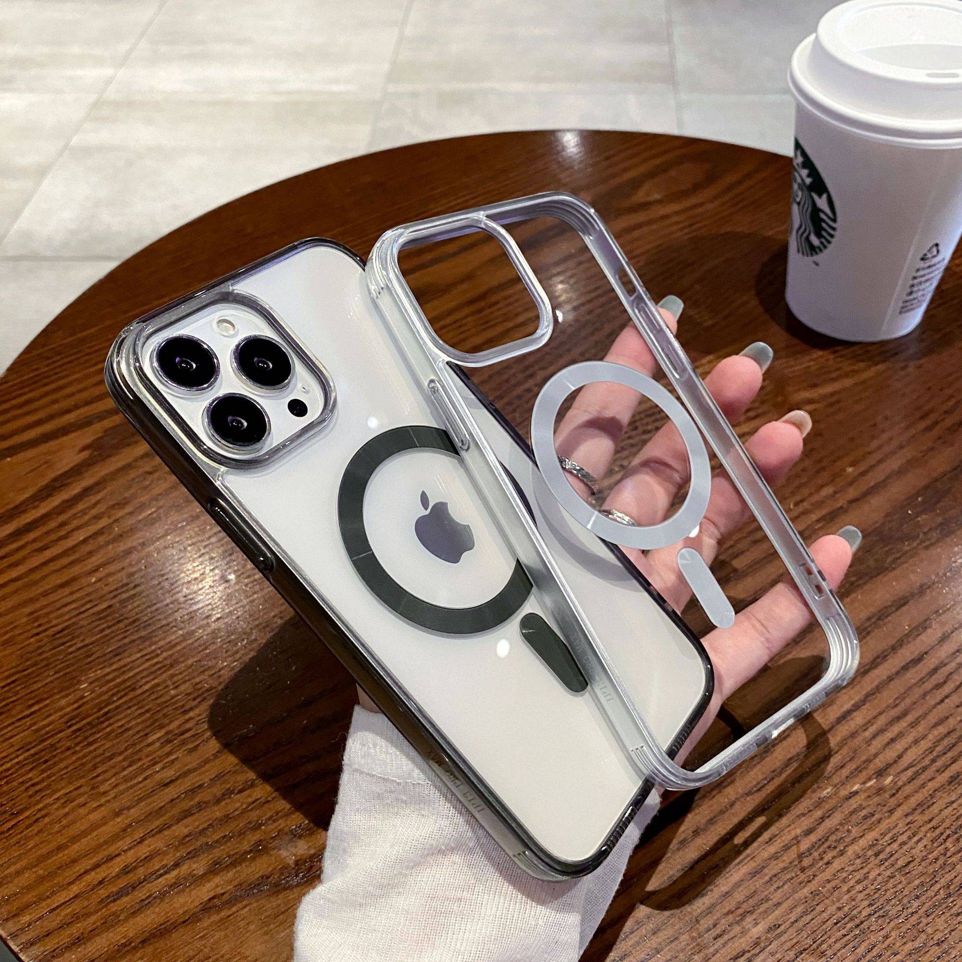 TPU Magnetische Handyhülle MultiColor iPhone 15 Pro