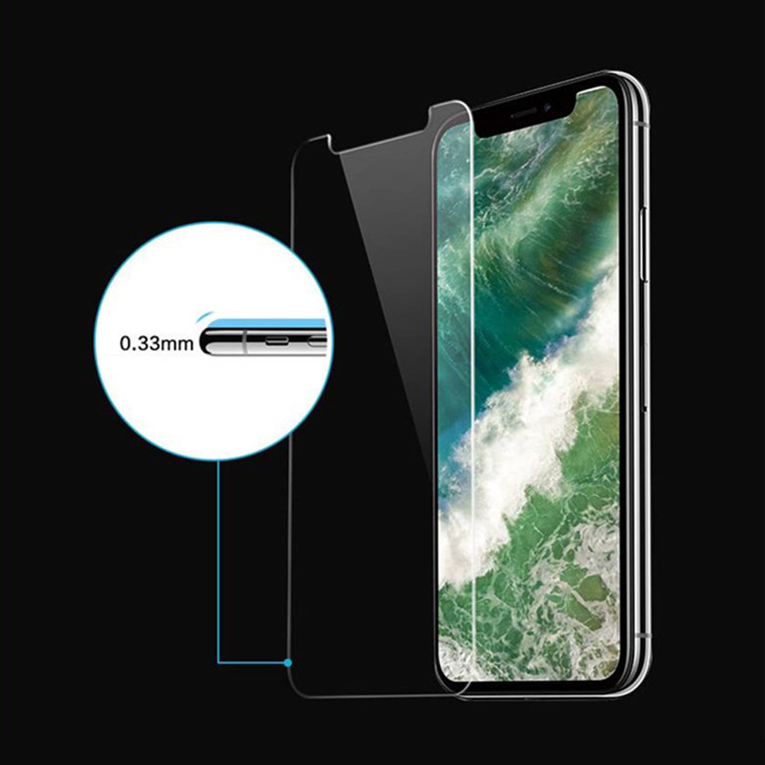 Displayschutz aus gehärtetem Glas im 2er-Pack Samsung A34