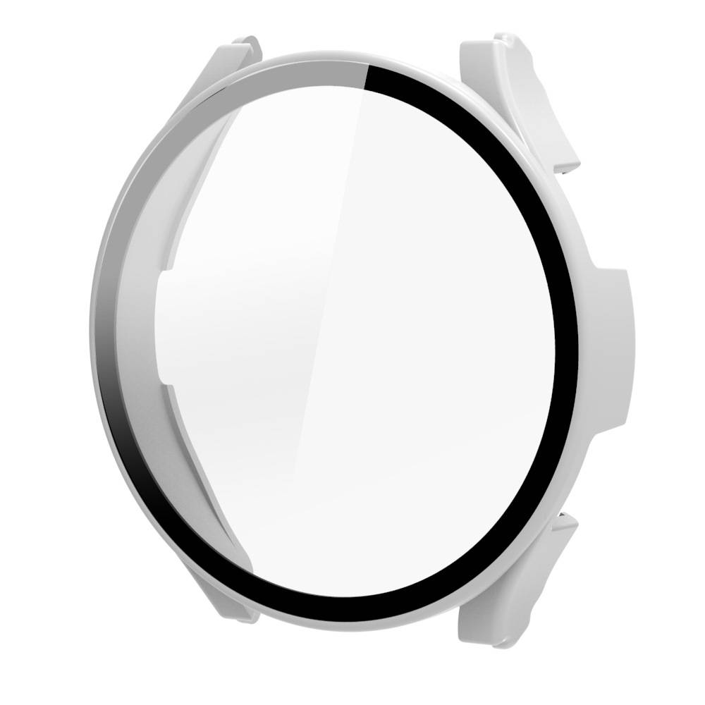 Hülle mit Displayschutzfolie für Samsung Galaxy Watch 4/5 40 mm White