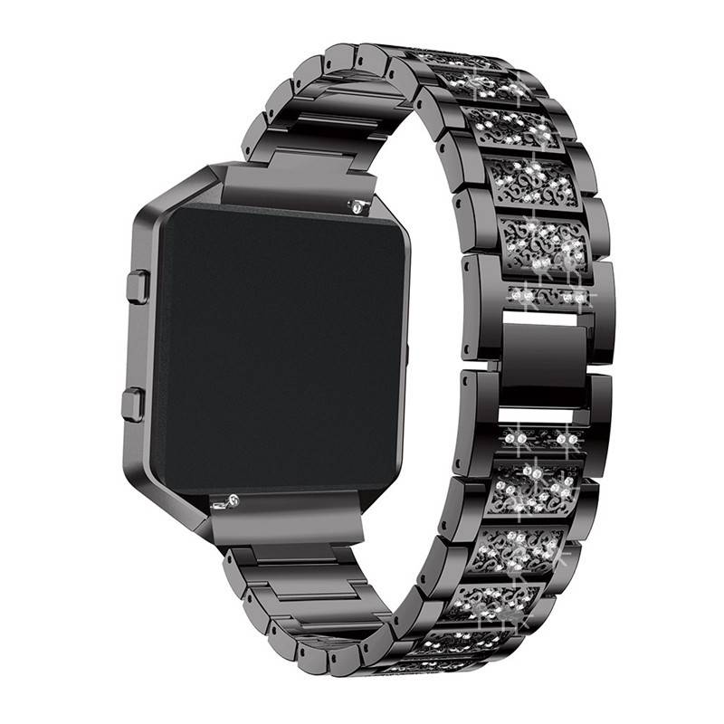 Uhrenarmband mit Schutzrahmen für Fitbit Blaze Black