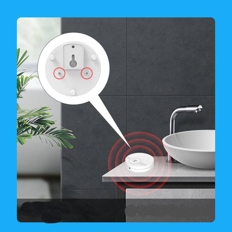 135 dB Wasserleckalarm – Batteriebetrieben White