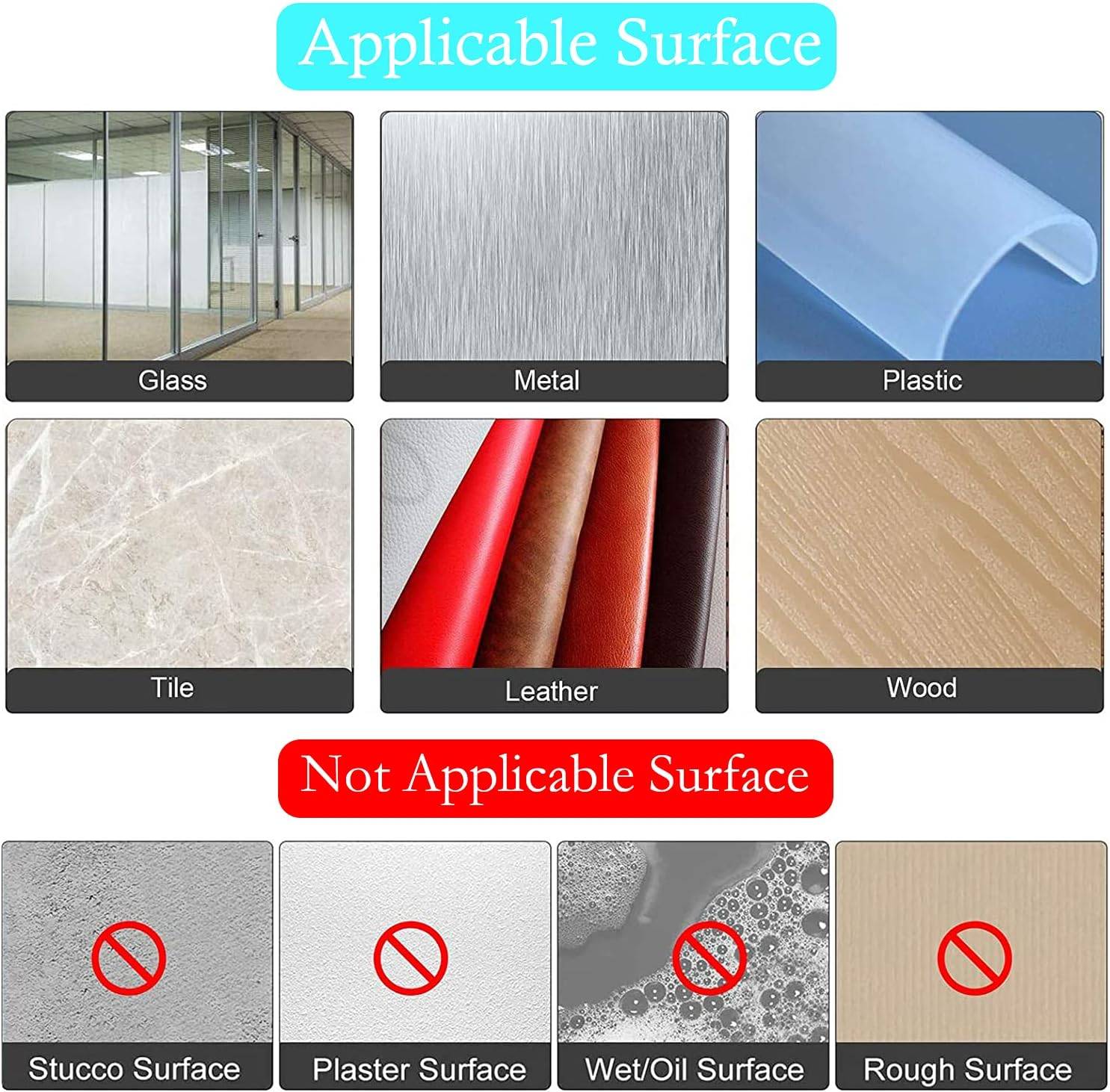 Doppelseitiges und nicht abfärbendes Nano-Klebeband, 3 m – 2er-Pack Transparent 300 x 3 x 0.2 cm