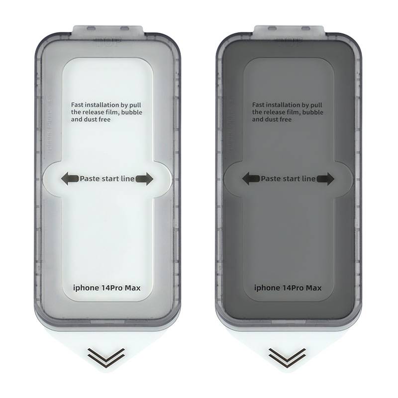 2er-Pack HD-Bildschirmfolie, explosionsgeschützt, staubdicht, kratzfest für iPhone Transparent iPhone 14 Pro