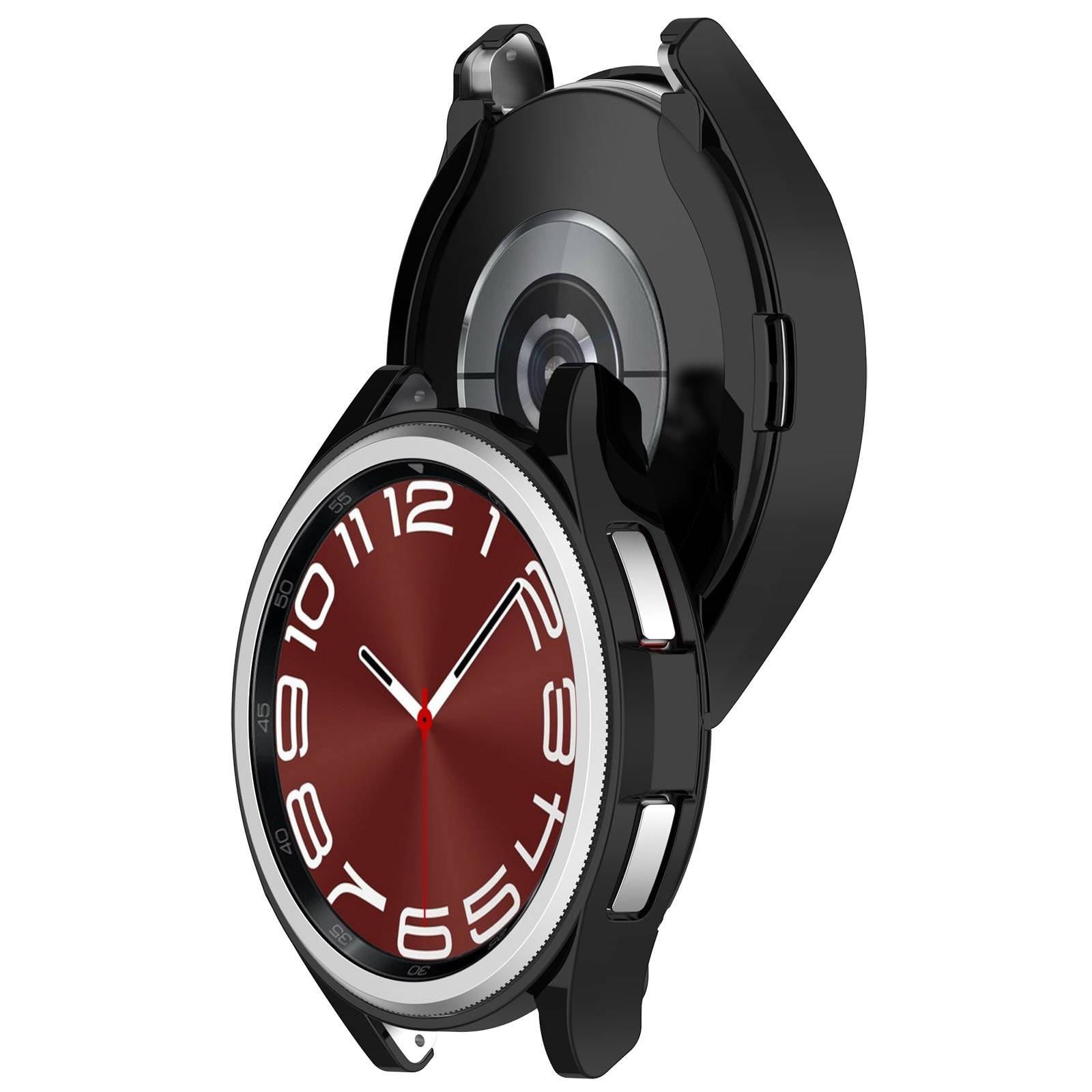 TPU-Schutzhülle für Samsung Galaxy Watch 6 Classic Black 47mm/4.9 x 4.9 cm