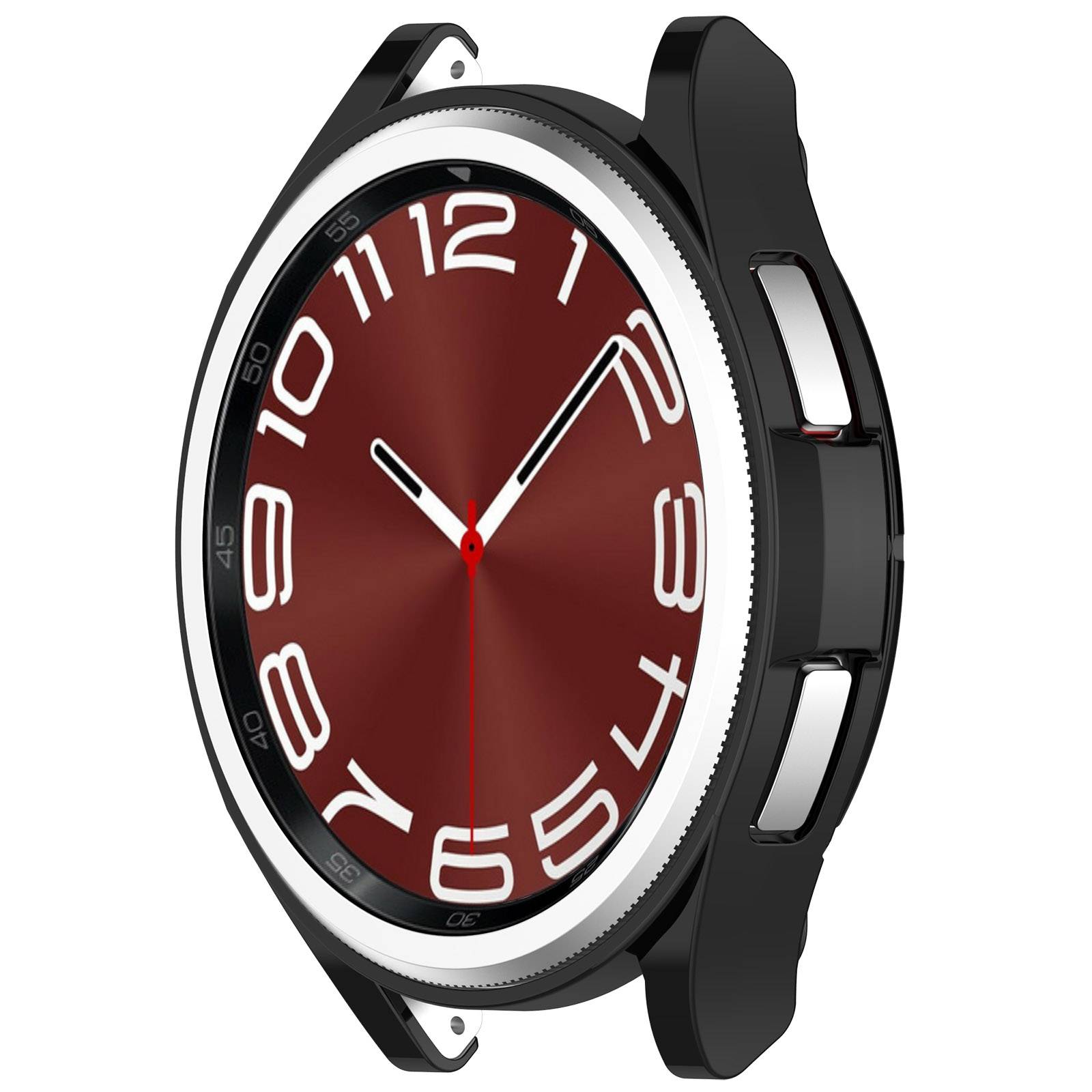 TPU-Schutzhülle für Samsung Galaxy Watch 6 Classic Black 47mm/4.9 x 4.9 cm