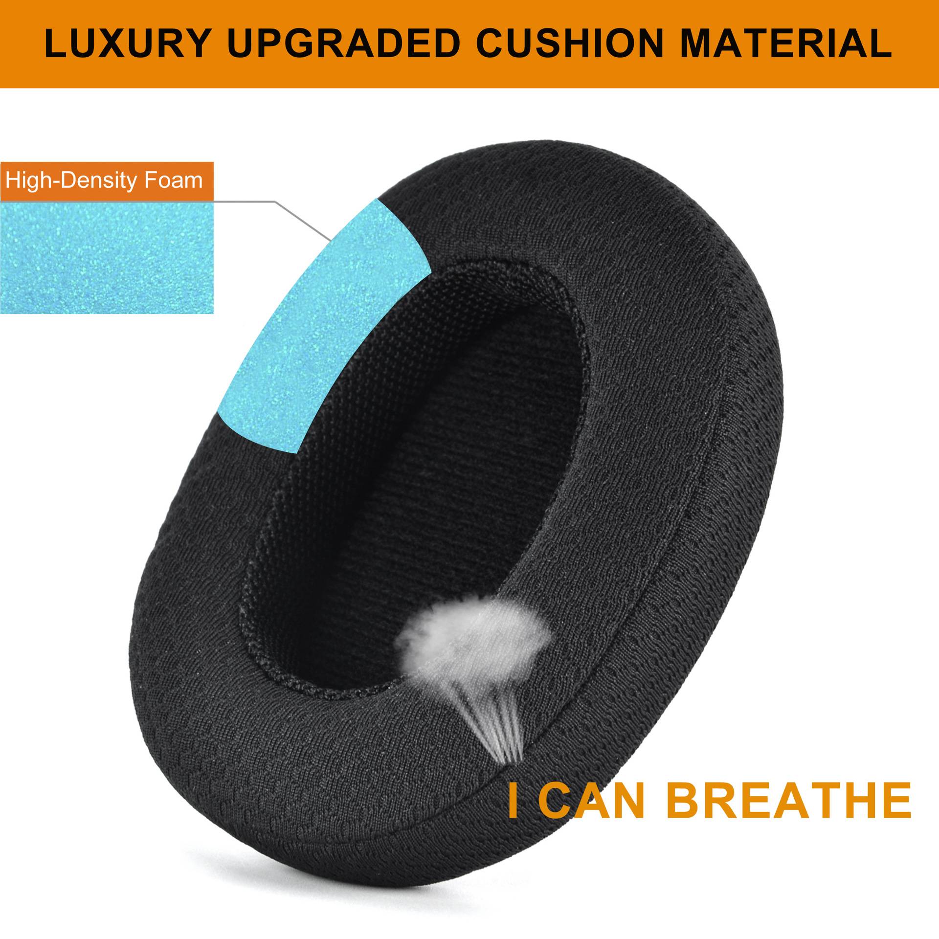 Ohrpolster für Sennheiser HD 4.50BT/ HD 4.50/ HD 4.50BTNC/ HD 4.50SE Black