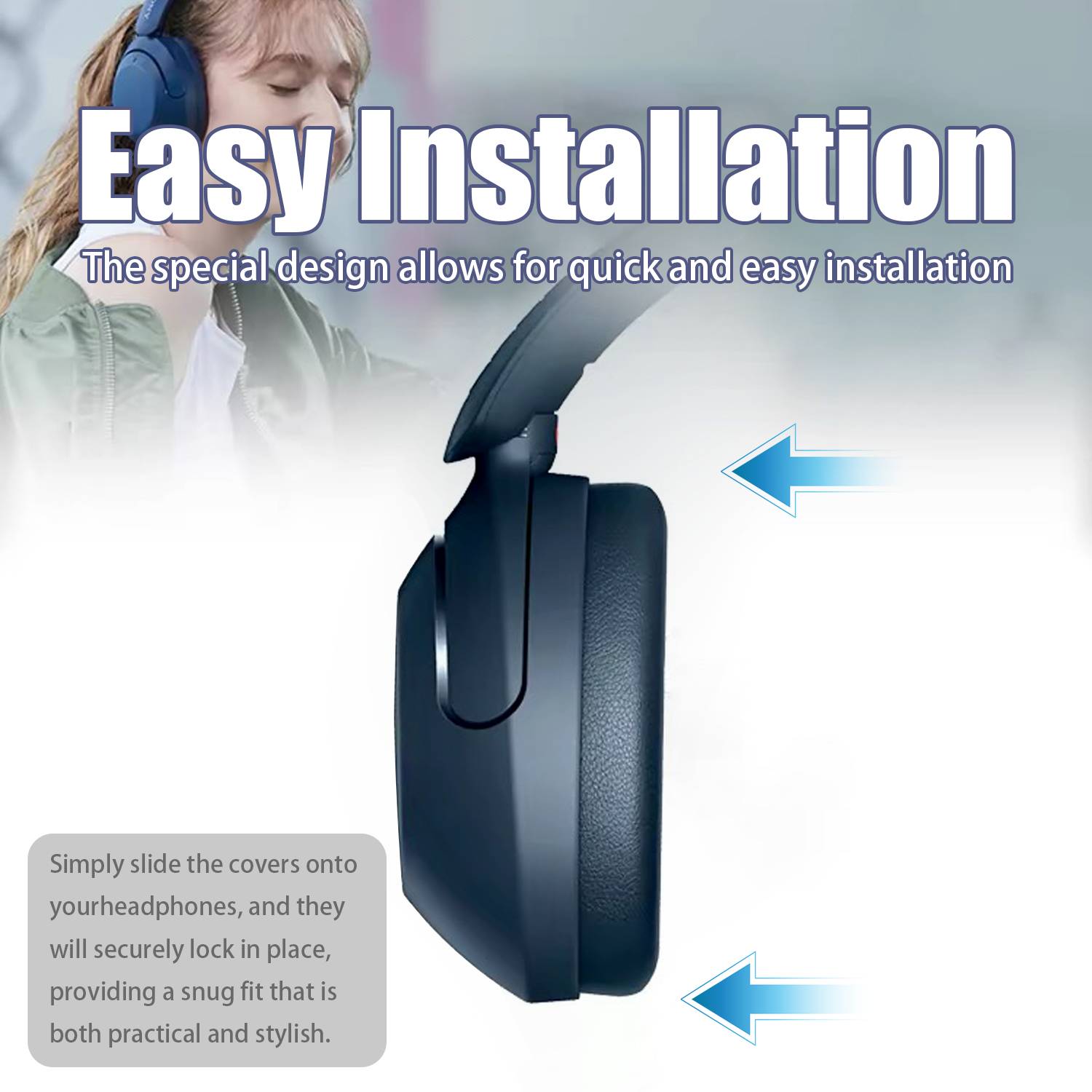 Ohrpolster für Sony WH-XB910N Blue