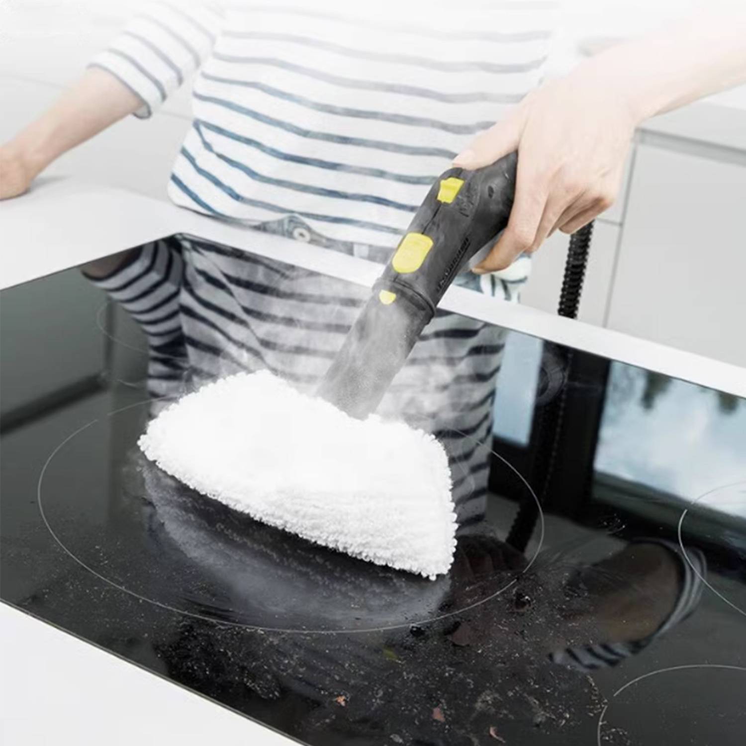 4 Wischpads für Kärcher Dampfreiniger SC2 SC3 SC4 SC5