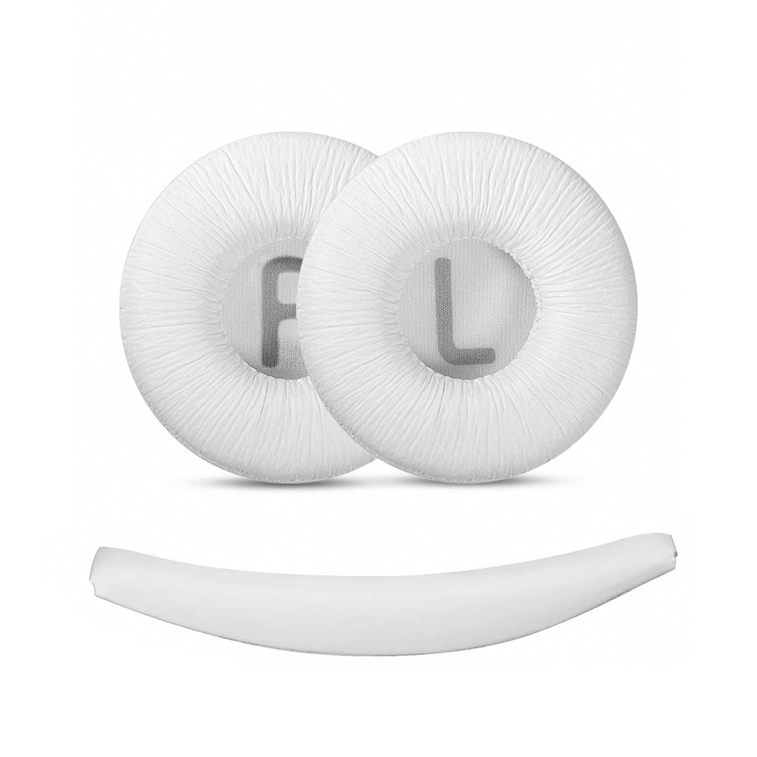 Ohrpolster und Kopfbügelkissen JBL T450/T500 BT, Tune600, 510BT, JR300 White