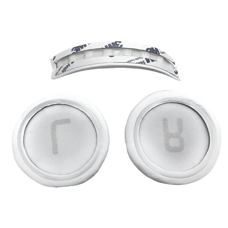 Ohrpolster und Kopfbügelkissen JBL T450/T500 BT, Tune600, 510BT, JR300 White