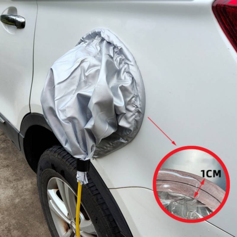 Magnetischer wasserdichter Schutz für Ladesteckdosen an Elektroautos Silver