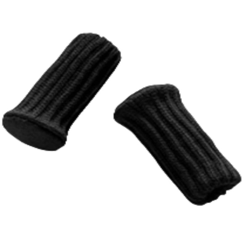 Gestrickte Stuhlsocken / Möbelfüße, 16er-Pack Black