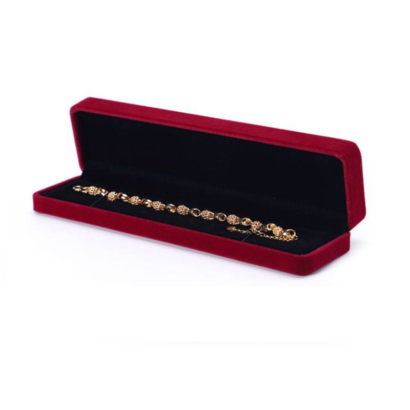 Schmuckschatulle für Halsketten und Armbänder DarkRed