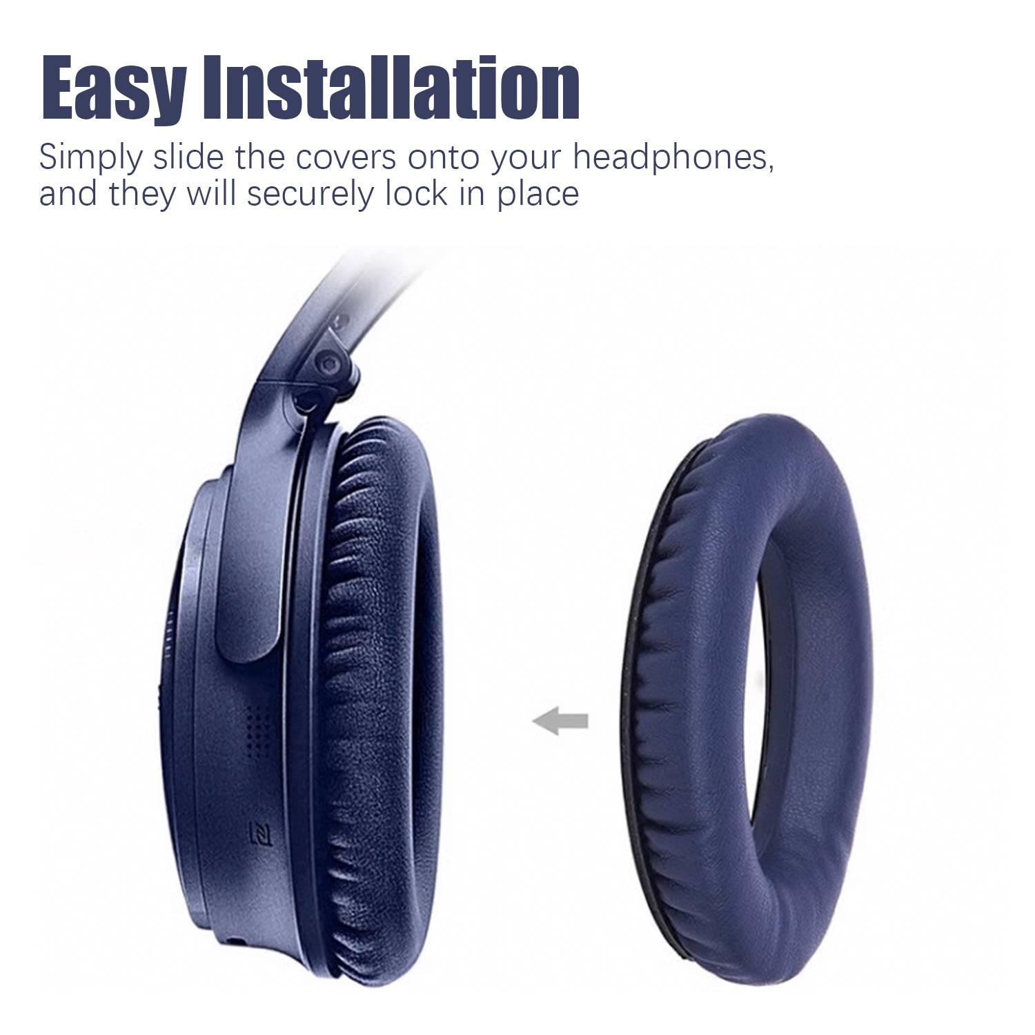 Ohrpolster mit Dichtungen für Bose QC35 QC35-ii, QC25 1/2