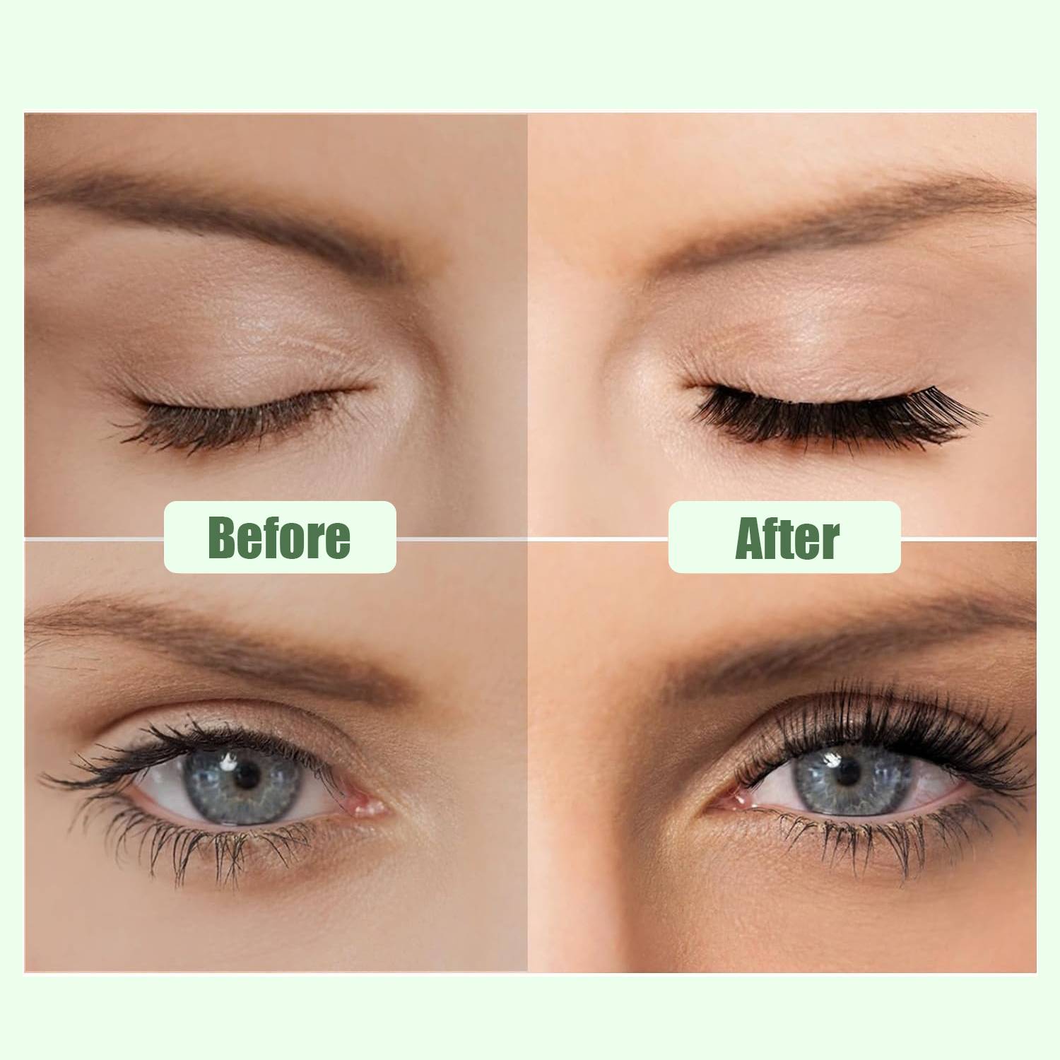 HPD10 Magnetische Wimpern mit Applikator - Natürlicher Stil