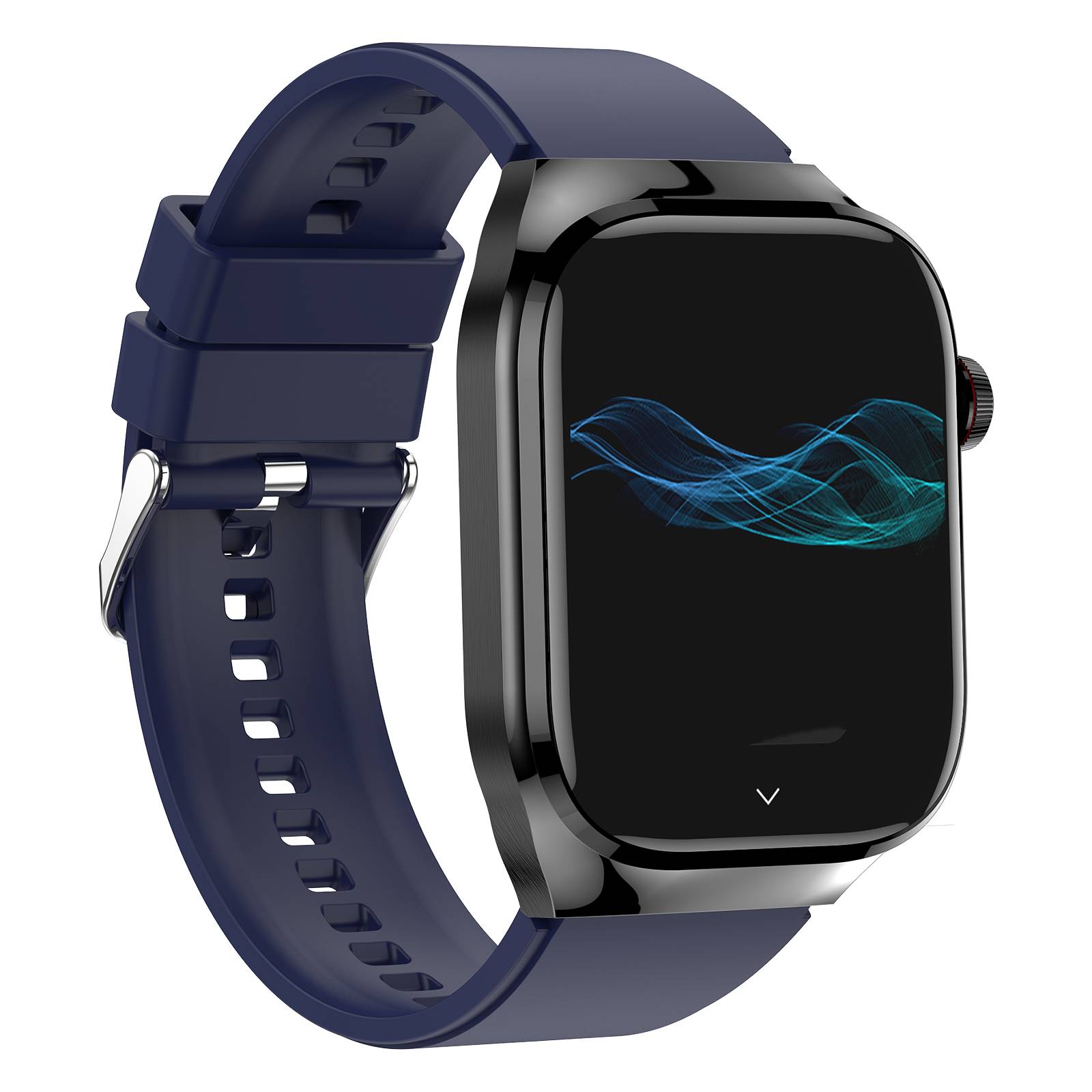 Smartwatch mit EKG, Herzfrequenz, Blutdruck, Schlaf, Schrittzähler Blue