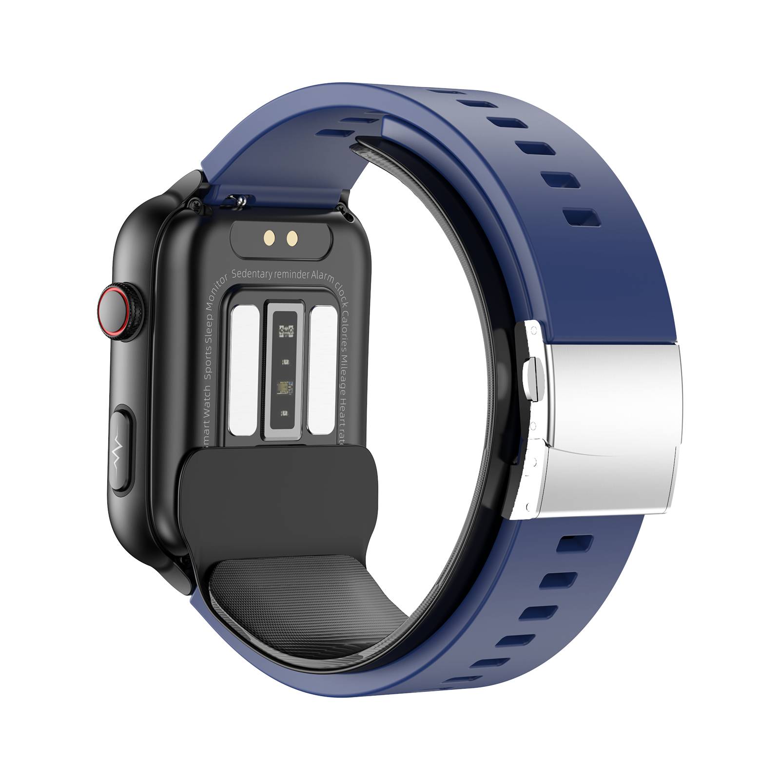 Smartwatch, 1,91-Zoll-Bildschirm, Blutdruck, Herzfrequenz, Blutsauerstoff DarkBlue
