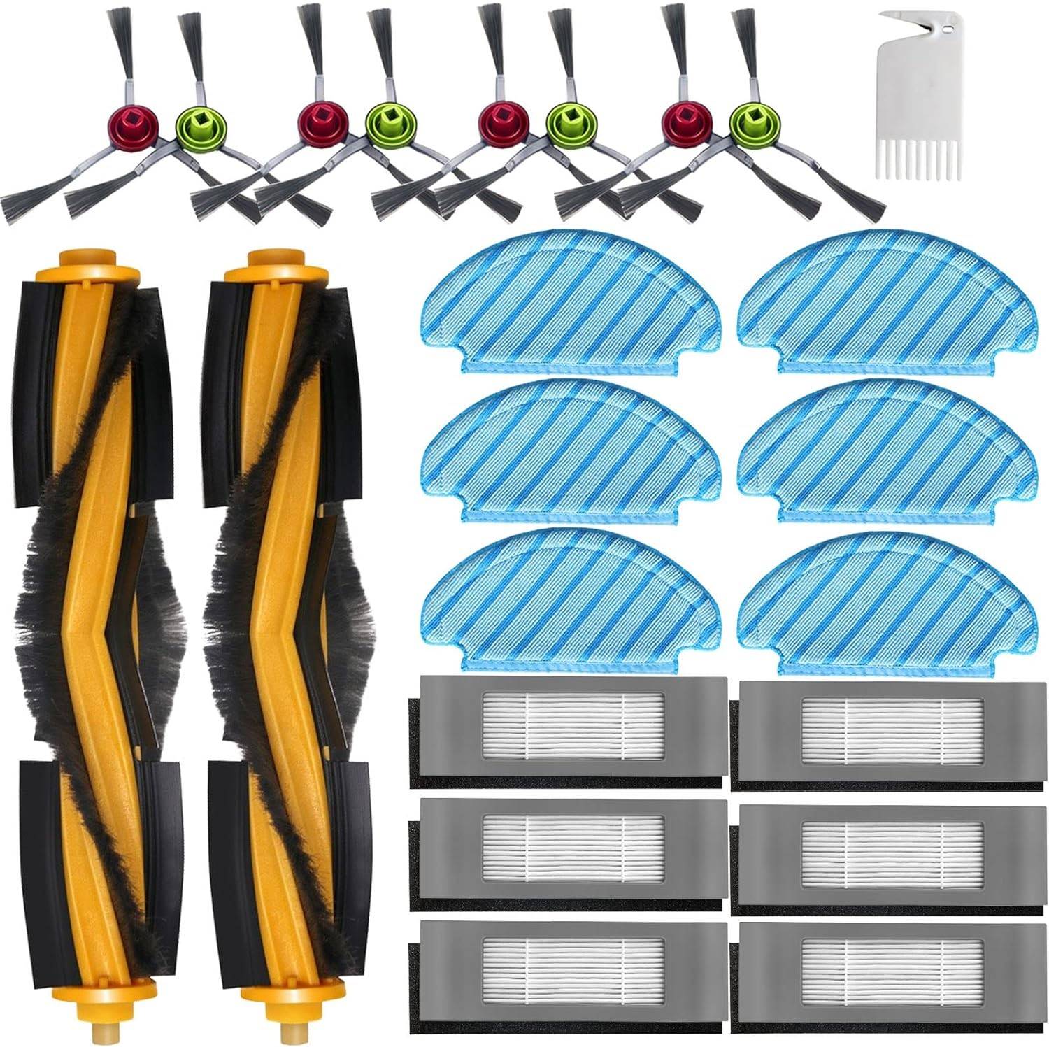 Zubehör für Ecovacs Deebot OZMO 920, 950, T5, T8 AIVI Max und andere. MultiColor