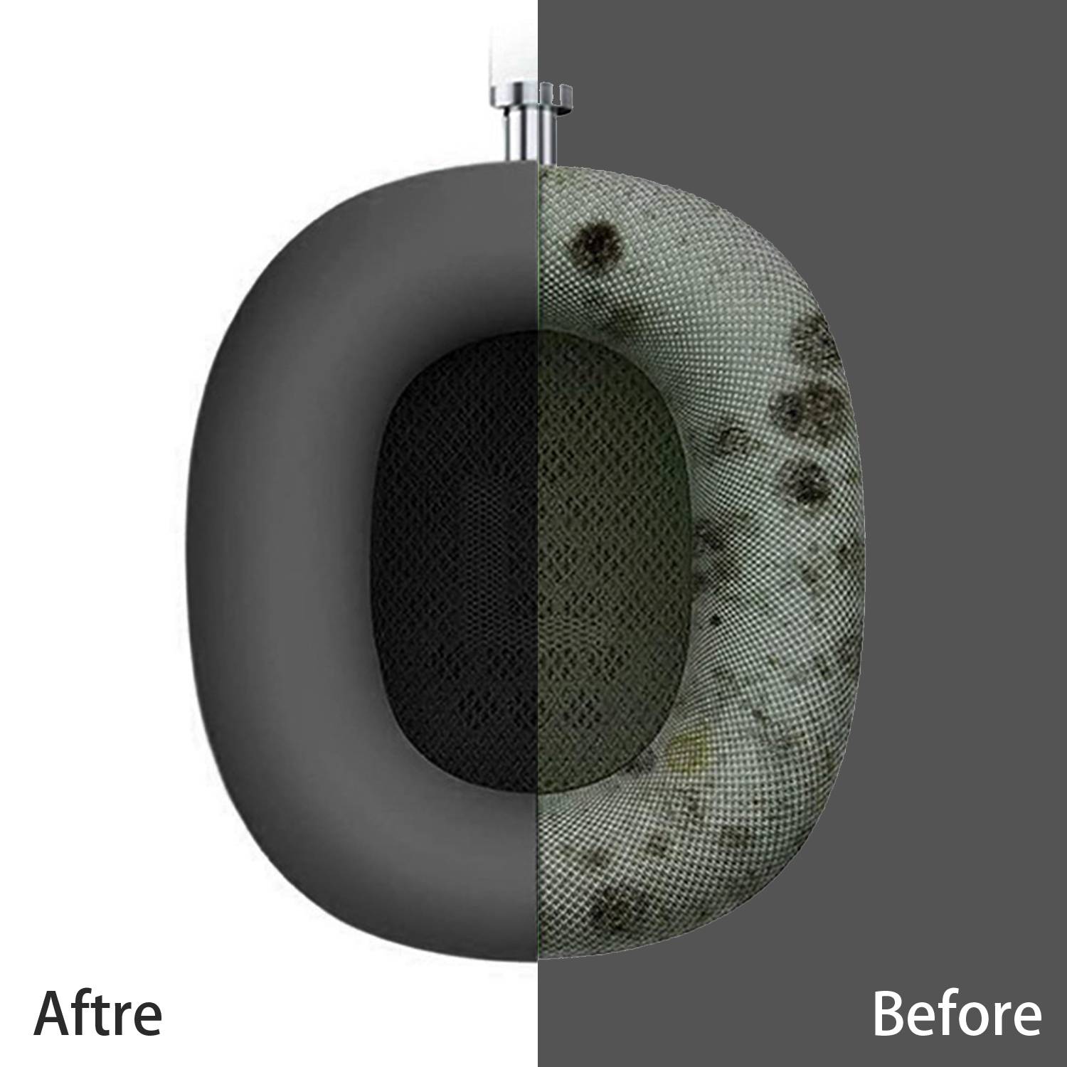 Ohrpolster für Airpods Max-Kopfhörer Grey