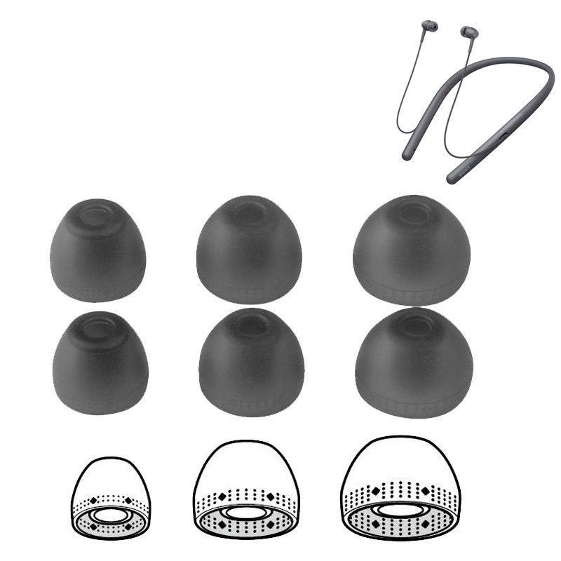 Silikon-Ohrstöpsel für Nackenbügel-Kopfhörer Sony WI-H700/1000XM/BTNA XB5080