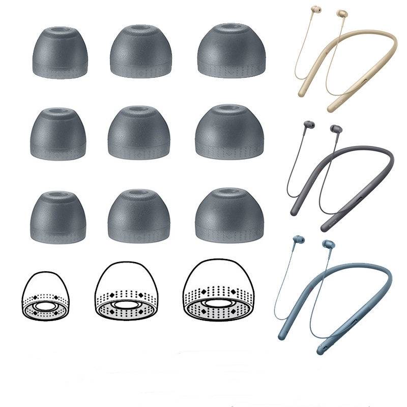 Silikon-Ohrstöpsel für Nackenbügel-Kopfhörer Sony WI-H700/1000XM/BTNA XB5080