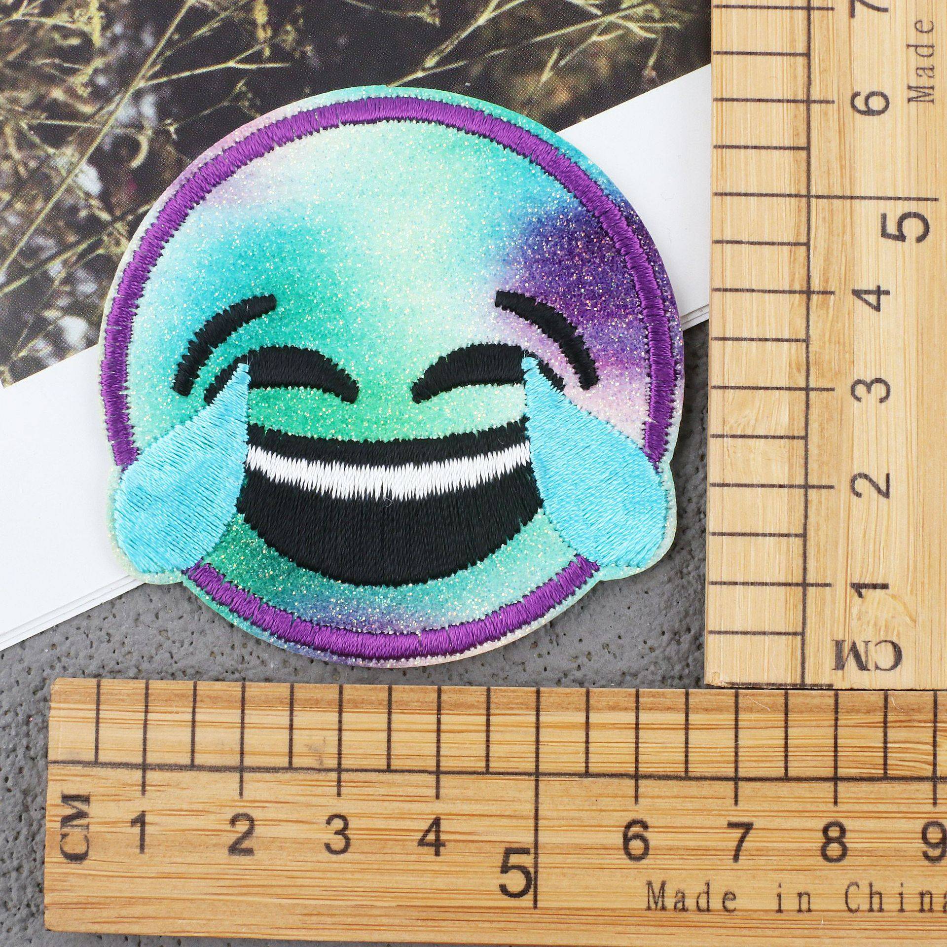 18-teiliges Patch-Set - Gestickte Aufbügler
