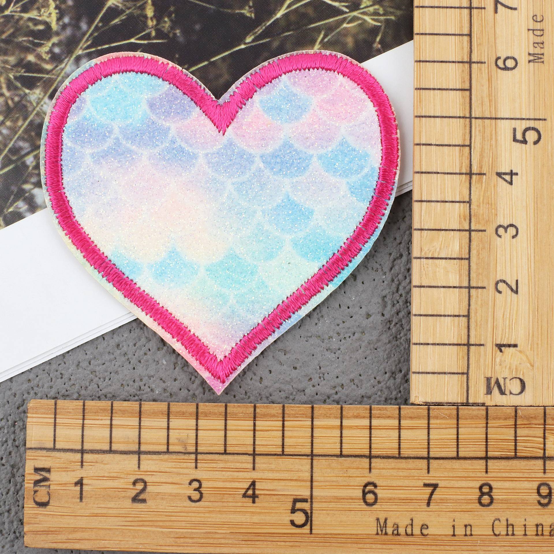 18-teiliges Patch-Set - Gestickte Aufbügler