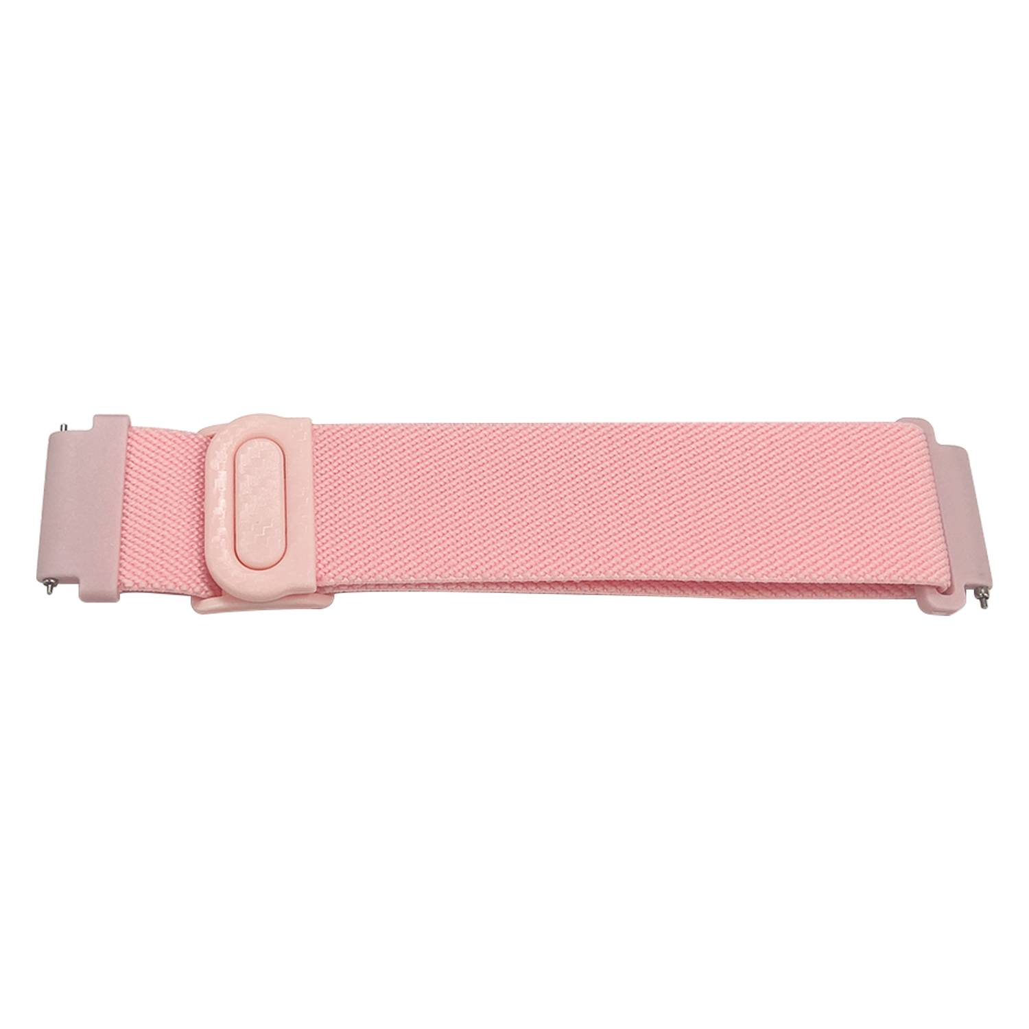 Nylon-Uhrenarmband kompatibel mit Huawei, Xiaomi, Garmin, Samsung 20 mm Pink