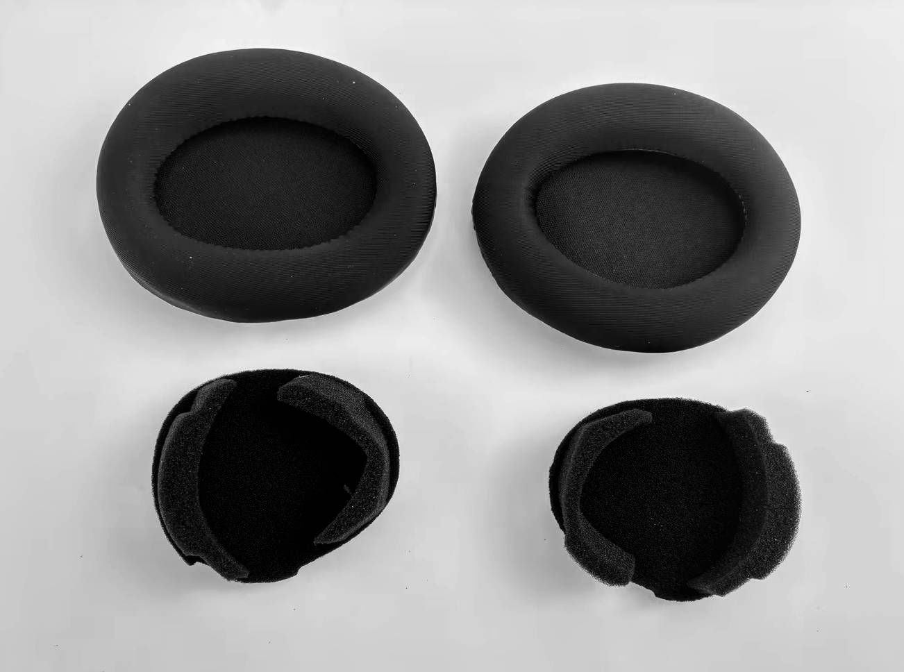 Ersatz-Ohrpolster mit Dichtungen und Schnallen für Sony WH-1000XM4 Black