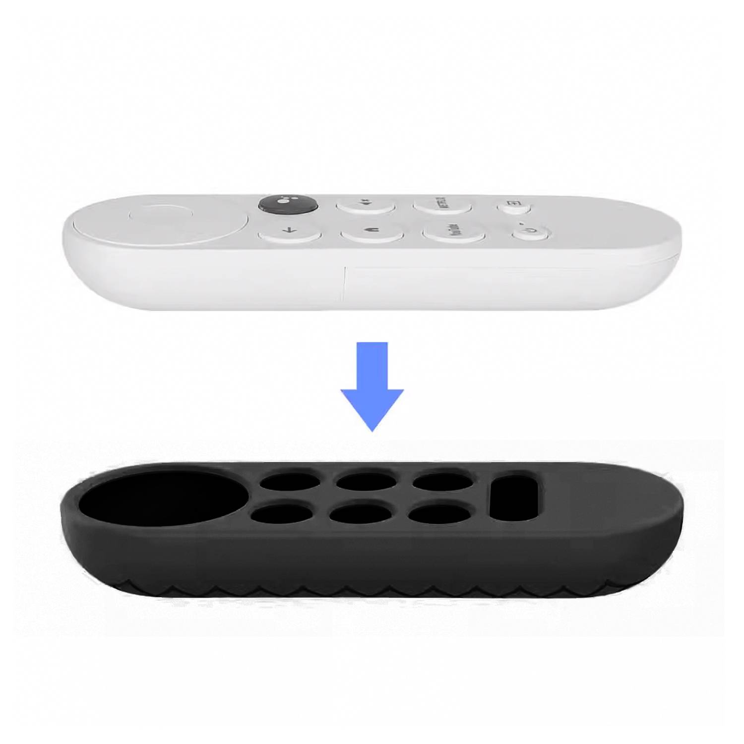 Hülle für Google Chromecast 2020 Fernbedienung Black