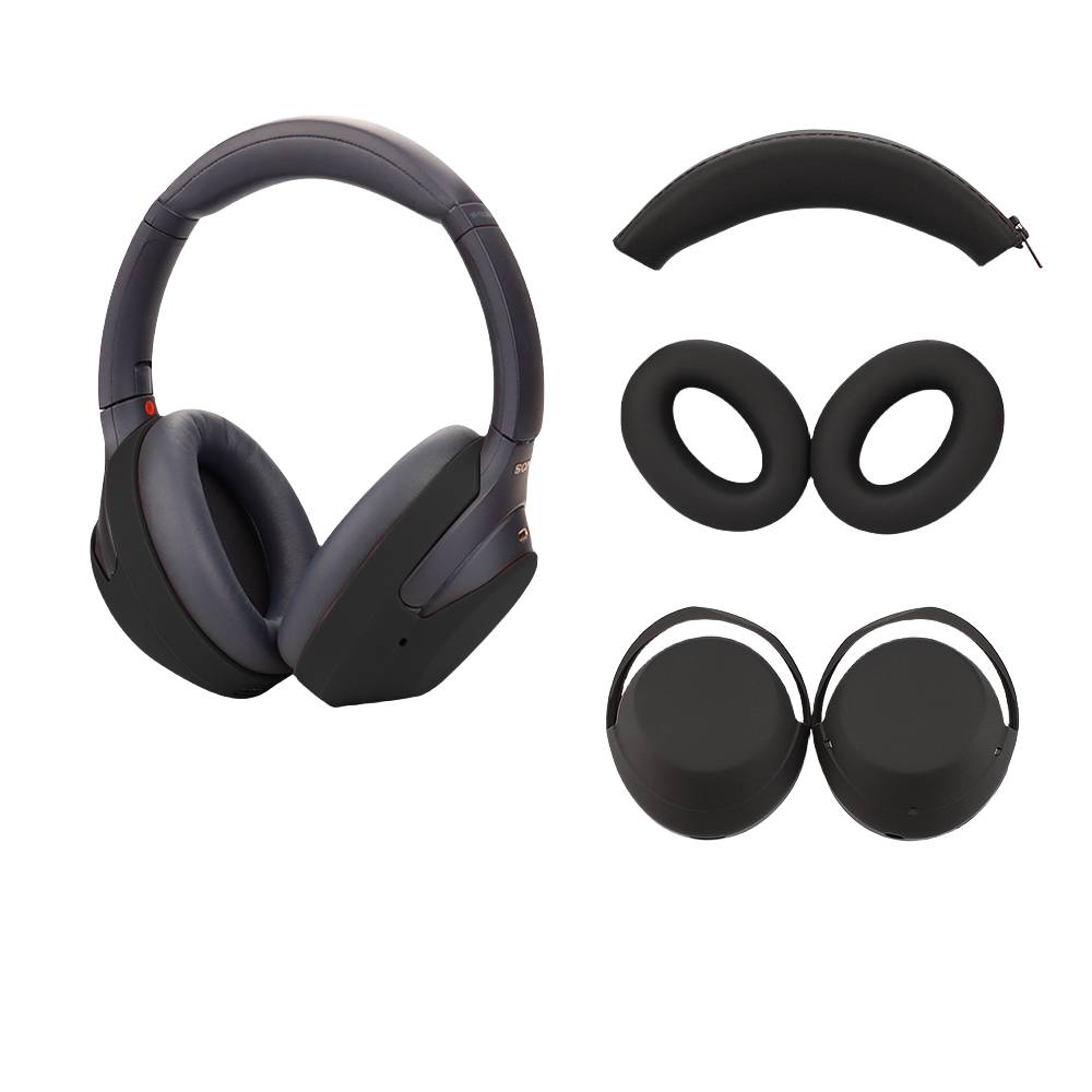 Kopfbügel und Ohrpolsterschalen für SONY WH-1000XM3/4 Black