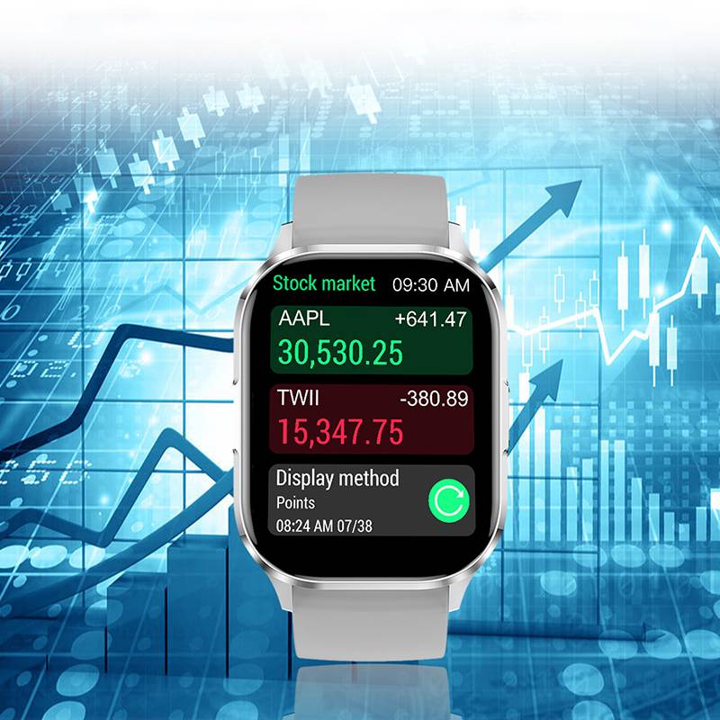 Smartwatch mit verschiedenen Sportmodi, Bluetooth-Anrufen, wasserdicht Silver