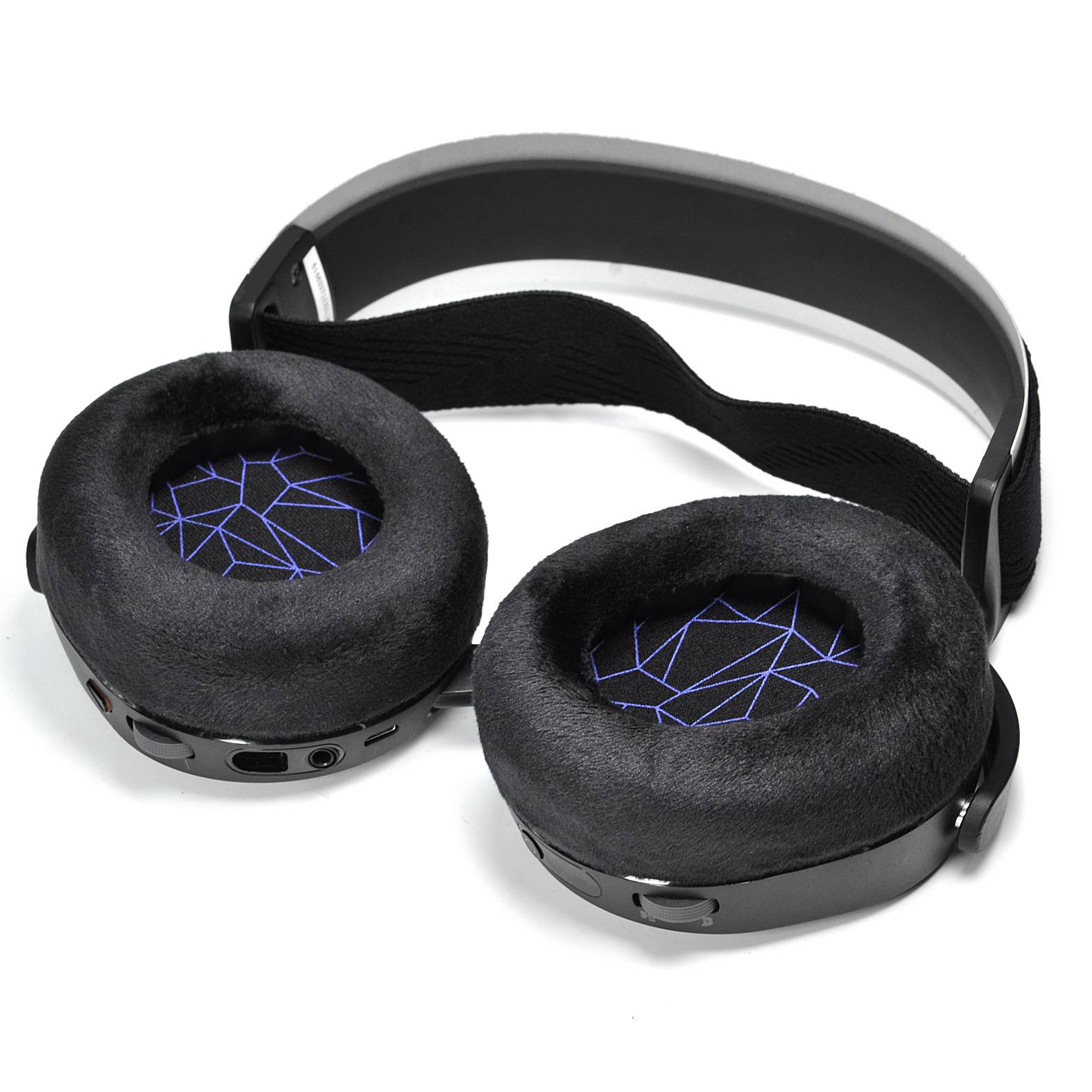 Ohrpolster für SteelSeries Arctis Prime/1/3/5/7/9/9X/Pro aus weichem Plüsch Blue