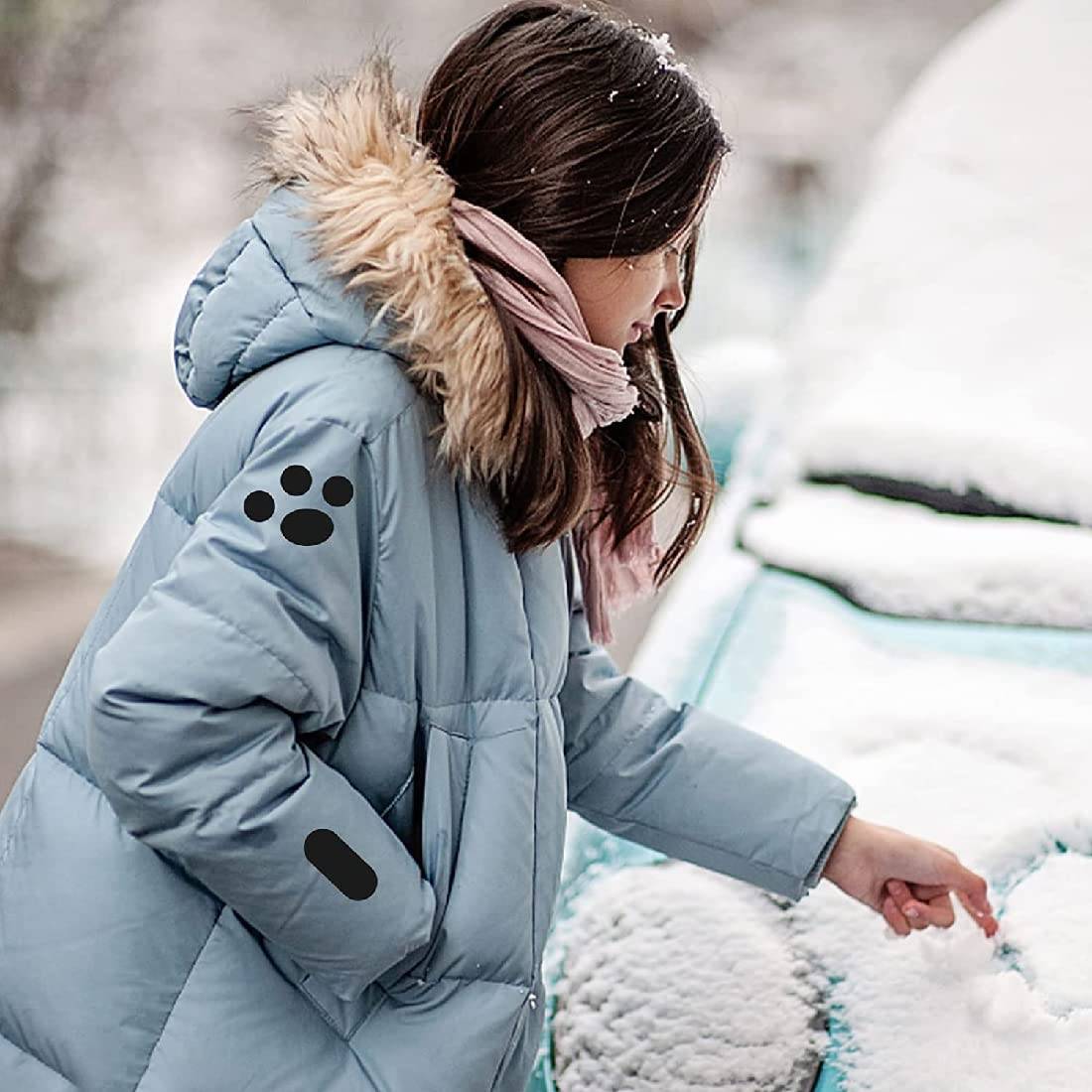 Selbstklebende, wasserfeste Reparaturflicken, 5 Blatt Black