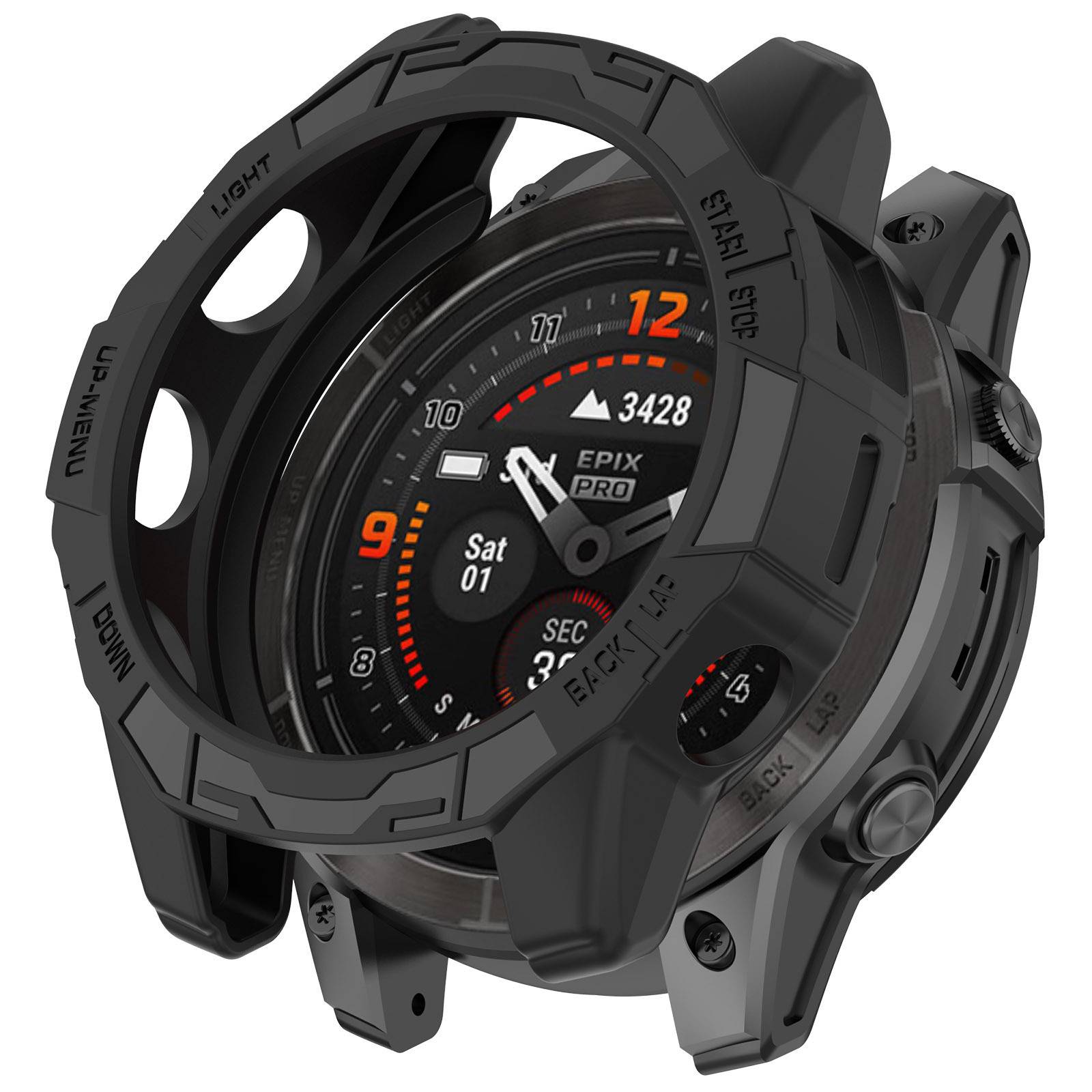 Uhrenschutzgehäuse für Garmin Epix Pro 47 mm / Fenix 7 PRO / Fenix7 Black