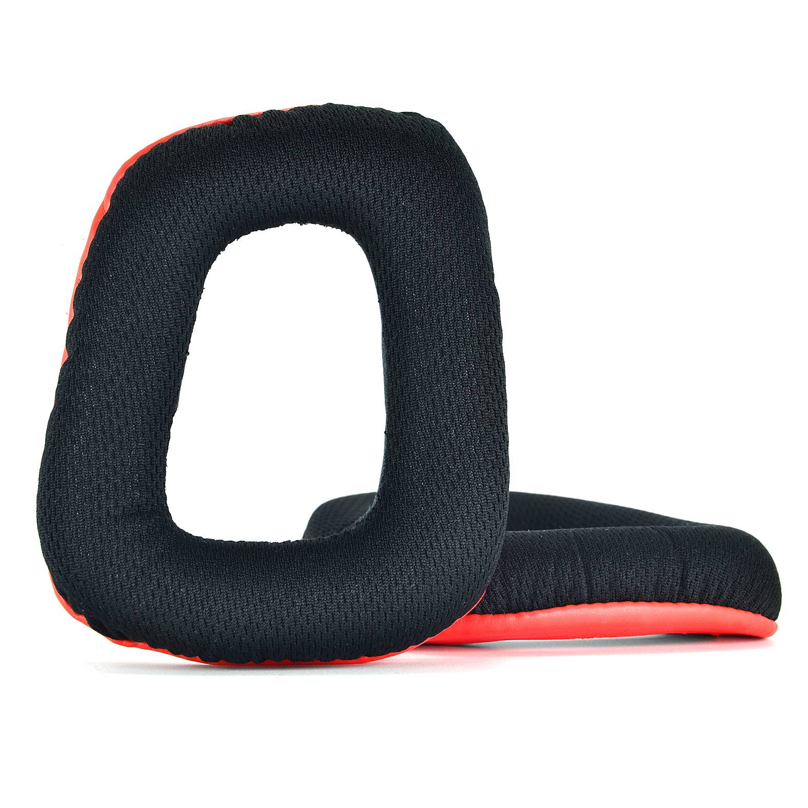 Ohrpolster für Logitech G35 G930 G430 F450 G331 G231 G431 G432 Black+Red