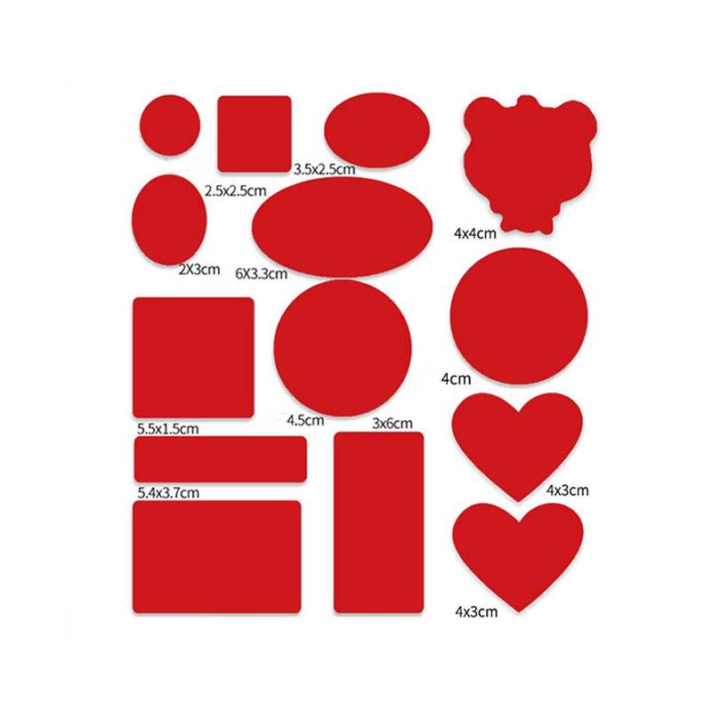 10 Blatt selbstklebende Daunenjackenflicken für Schlafsäcke, Regenmäntel, Zelte Red