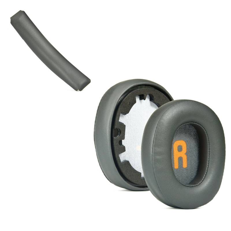 Ohrpolster und Kopfbügel für JBL JR460NC – 1 Paar DarkGrey