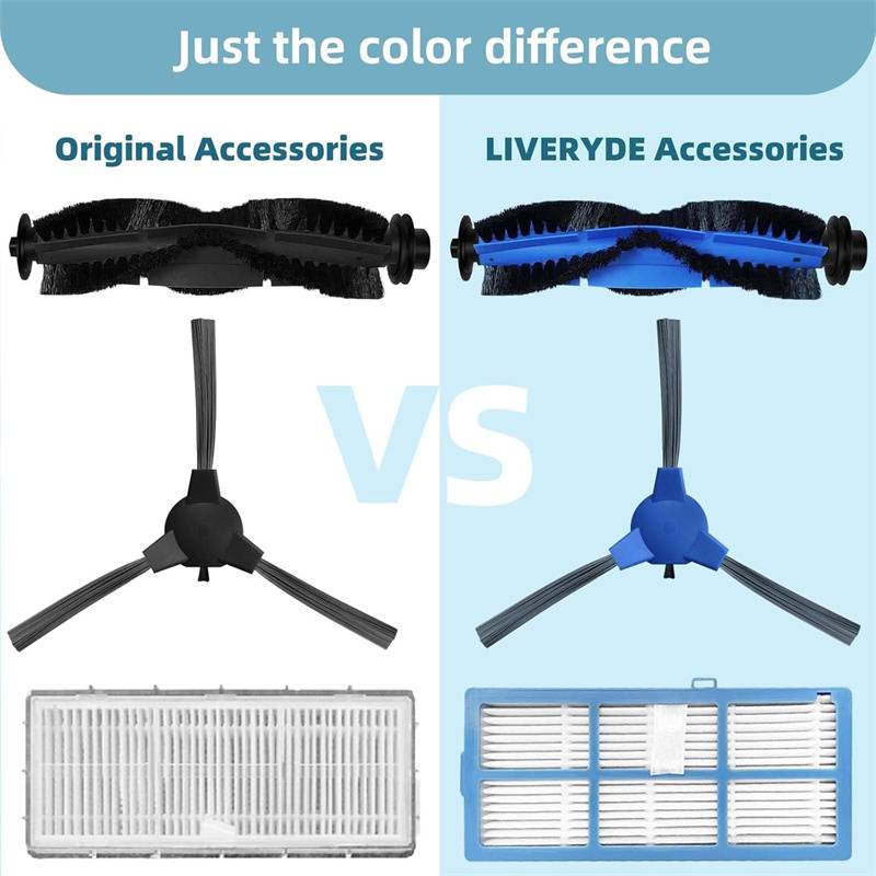 Zubehör für Proscenic 850T Saugroboter, 13-teilig