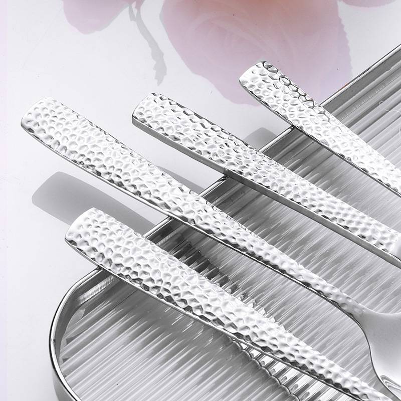 5-teiliges Messer- und Gabelset aus Edelstahl