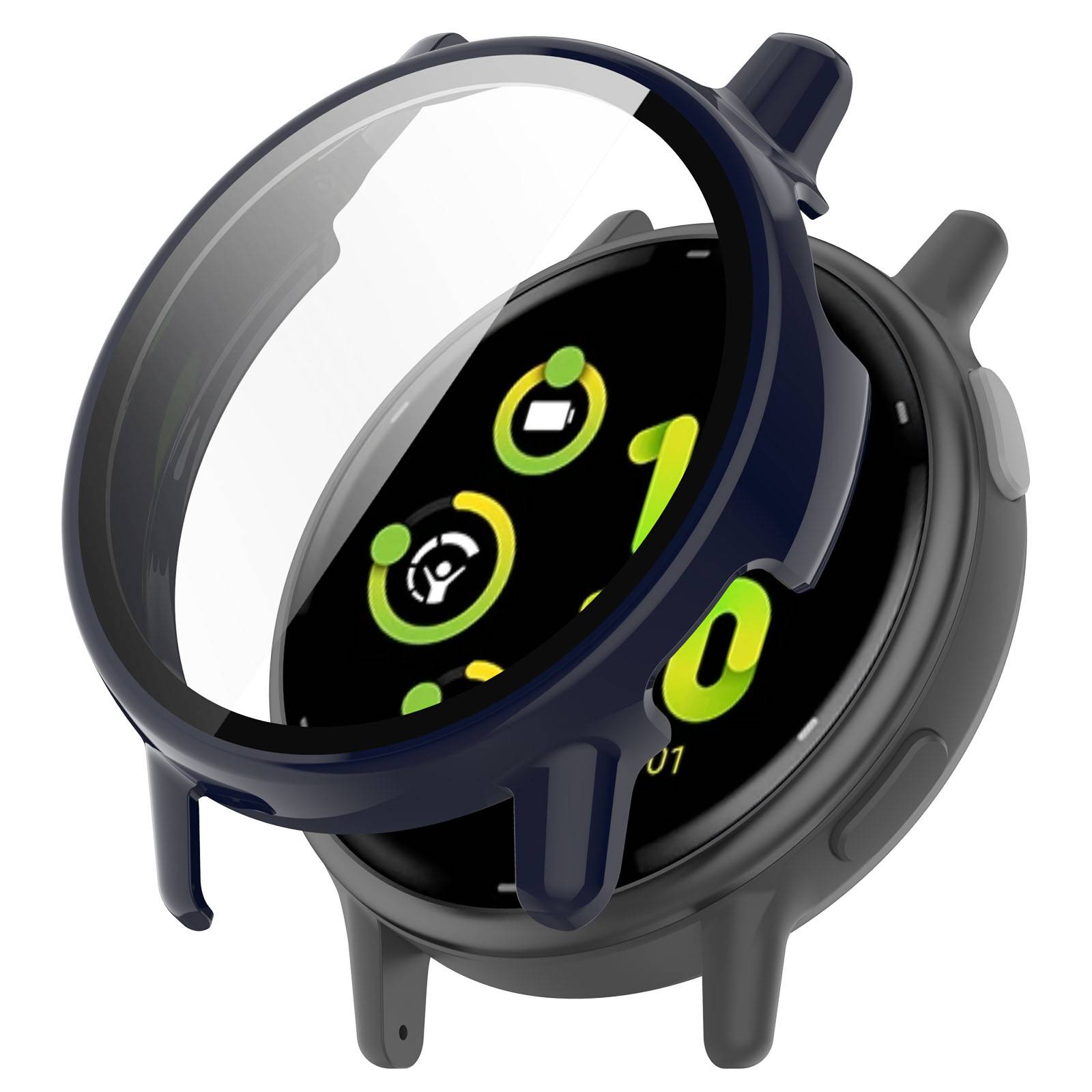 Uhrengehäuse mit Displayschutzfolie für Garmin Vivoactive 5 Blue