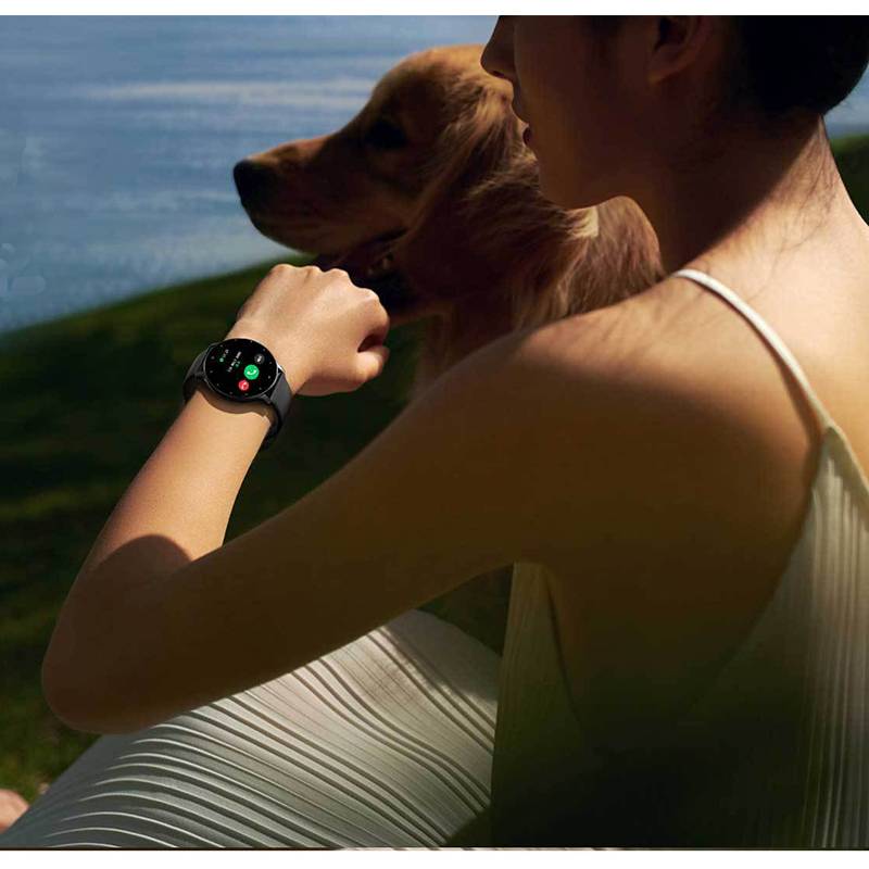 Wasserfeste Smartwatch mit 1,39-Zoll-Touchscreen Black